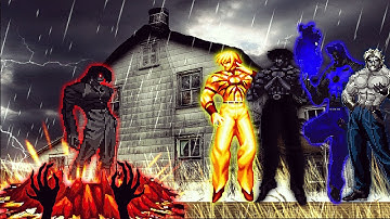 [KOF Mugen] Karlisel Vs Bosses Rugal, Orochi Team