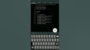 Finding area of triangle using Heron