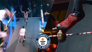 Highest Wall Run Backflip  Guinness World Records