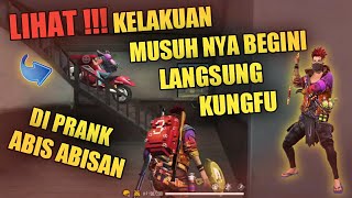 MUSUH BECANDA BAWA MOTOR KE ATAS RUMAH AUTO DI PRANK ABIS ABISAN - GARENA FREE FIRE