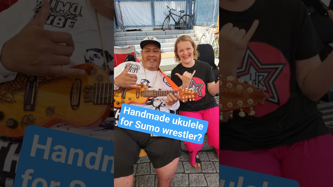 Ukulele built for the heaviest Sumo Wrestler?! #konishiki #sumo