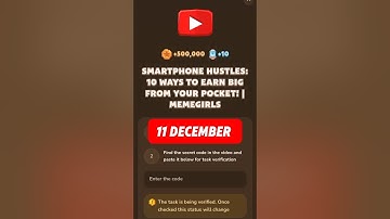 SMARTPHONE HUSTLES: 10 WAYS TO EARN BIG FROM YOUR POCKET! | MEMEGIRLS #memefi #code