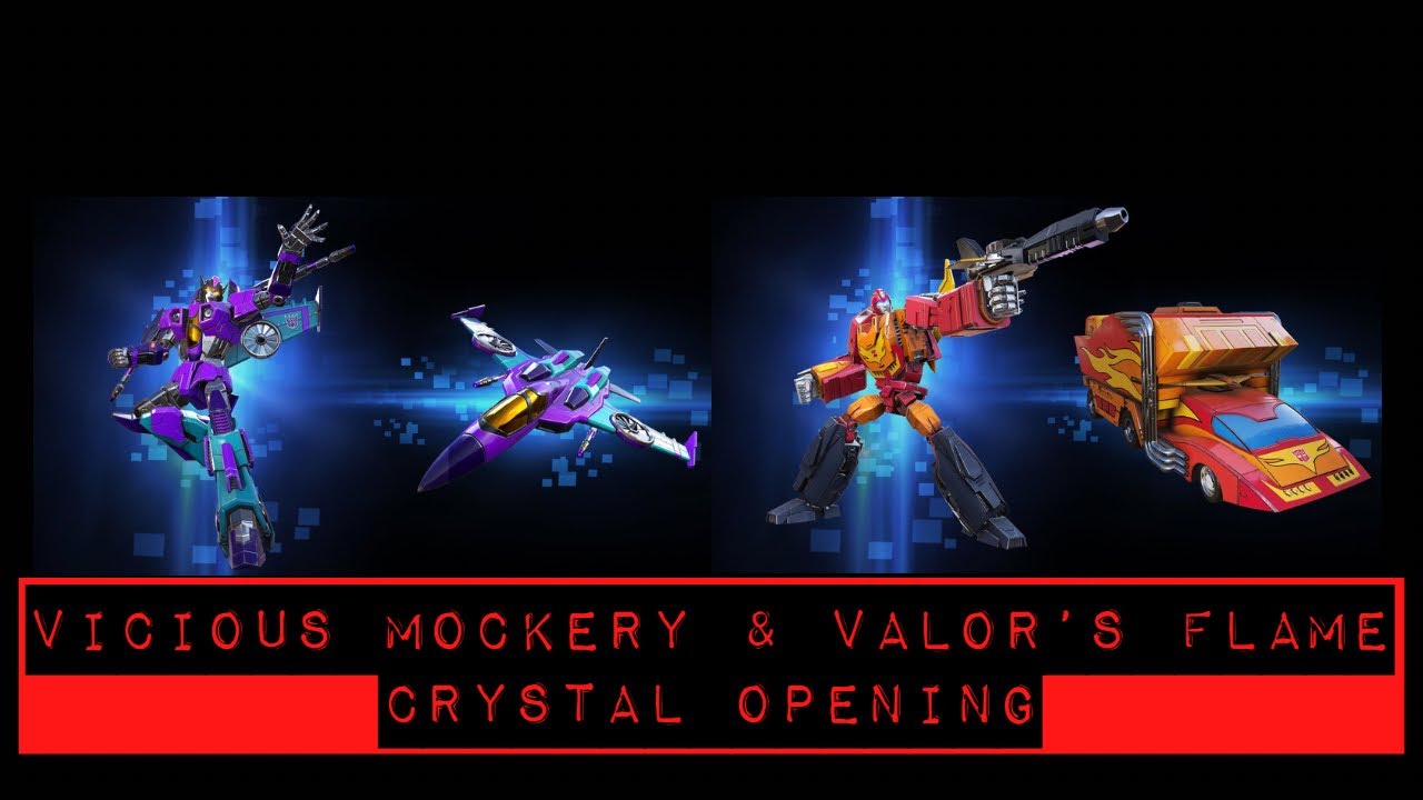 Slipstream & Rodimus Prime Crystal Opening — Transformers to