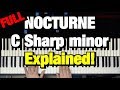Chopin Nocturne C Sharp minor No 20 Piano Tutorial - How to Play Piano Lesson