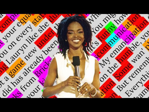Lauryn Hill, Lost Ones | Rhyme Scheme Highlighted