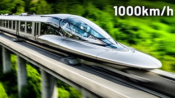 China’s 1000 km/h Maglev Breakthrough: The Ground Train That Beats Airplanes