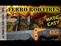 How to Start a Fire with Firesteel / Ferro Rod / Flint and a Knife - DYI Survival Basics