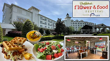 Dollywood's DreamMore Lounge NEW Flower & Food Festival Menu - Pigeon Forge TN