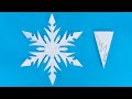 Diy paper snowflakes  how to make snowflakes out of paper  christmas decoration ideas