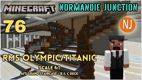 RMS Olympic/Titanic - 4:1 Scale - Minecraft Tutorial. PART SEVENTY-SIX