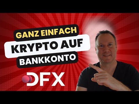 Krypto in EURO tauschen und auf Bankkonto überweisen - DFX.swiss Exchange