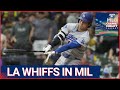 Dodgers downed in Milwaukee; Phillies SHUT out by Guardians; Braves walk off Nats | MLB GAME NIGHT
