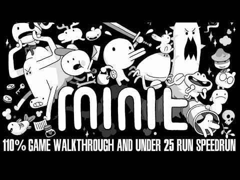 MINIT 110% Game Walkthrough and Under 25 Run Speedrun!