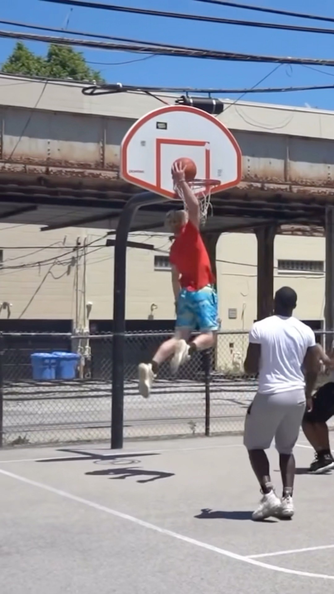 T Jass Dunks In Game TWICE!