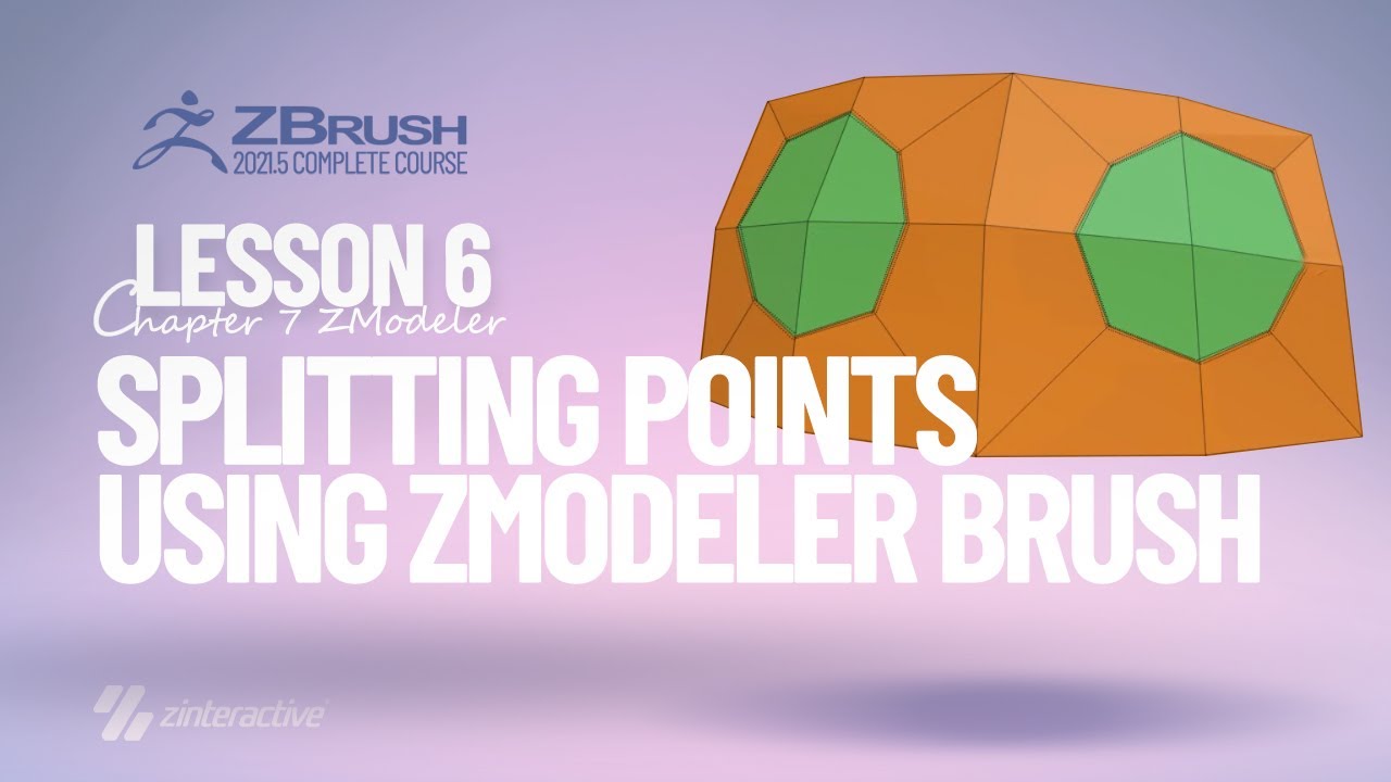 how to split zbrush