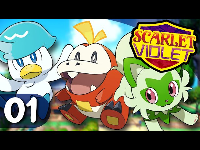 Pokemon Scarlet Violet Full Walkthrough Part 1 Cool New Starters! (Nintendo  Switch) 