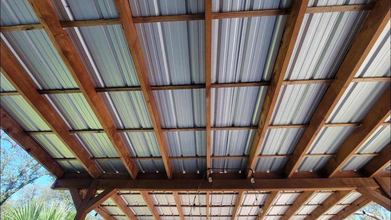 What it Sounds like to have a TIN ROOF IN THE RAIN and Lightning Storm