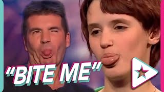 Gobby Girl Fights With Simon Cowell On Britain's Got Talent!
