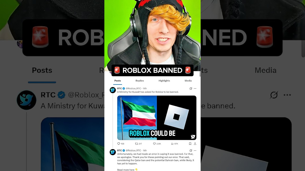 ROBLOX GOT BANNED... 🚨🚨🚨
