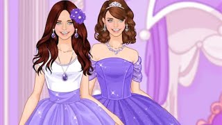 Purple Princess Dress Up Game🧚‍♀️ | New Purple Princess Makeup Game screenshot 2