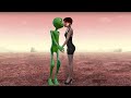 Dame tu Cosita kiss Wednesday Addams