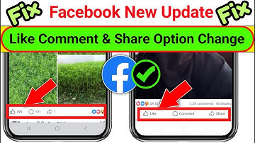 Facebook New Update 2025 – Like, Comment & Share Option Changed! Full Fix