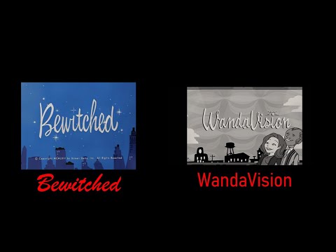 WandaVision VS Bewitched | WandaVision Intro Title Sequence/Opening
