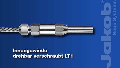 Jakob Rope Systems A1 Self Assembly | Innengewinde drehbar verschraubt LT1