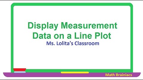 DISPLAY MEASUREMENT DATA ON A LINE PLOT 👌❤️ Learn it the easy way.