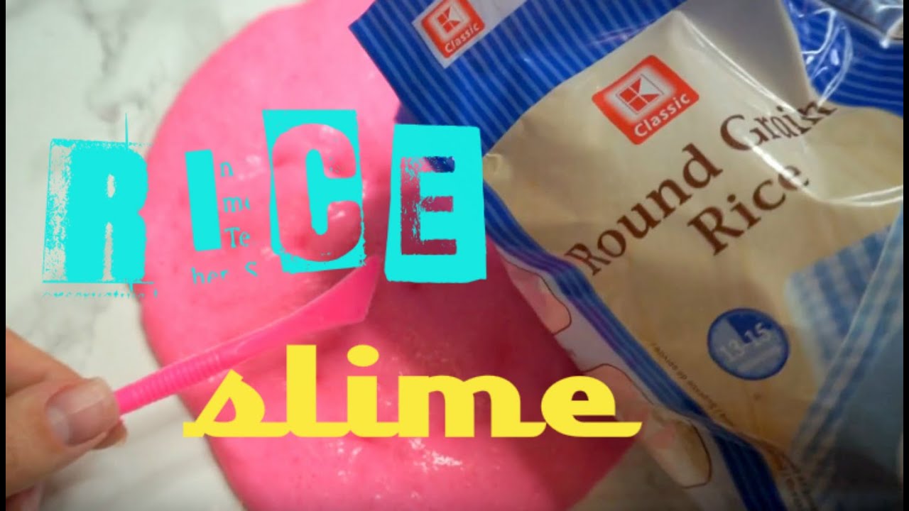 How to REPAIR SLIME with RICE - Satisfying Slime Videos - YouTube