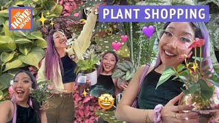 LET'S GO PLANT SHOPPING at Home Depot 😍 I got some new houseplants!