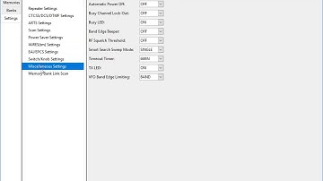 Configuring Radio Settings in CHIRP