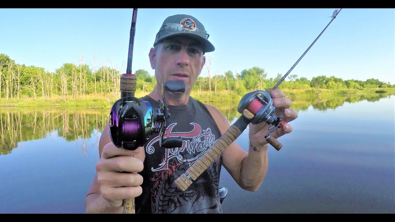 Aliexpress affordable BFS baitcasting combos rods reels for Beginners  comparison test cast 