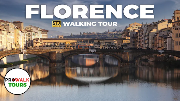 Florence, Italy Walking Tour - 4K/60fps - with Cap...