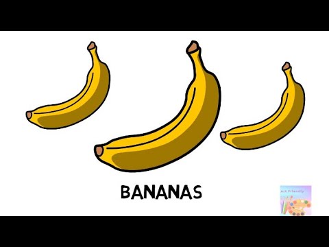 How to draw a Banana 🍌 | ART FRIENDLY
