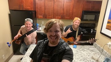 Performing “Clear Skies” acoustic with Judd Hoos!