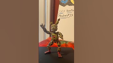 SpringTrap FNaF STOP MOTION Animation #fnaf #animation #animatronic #stopmotion #funko #springtrap