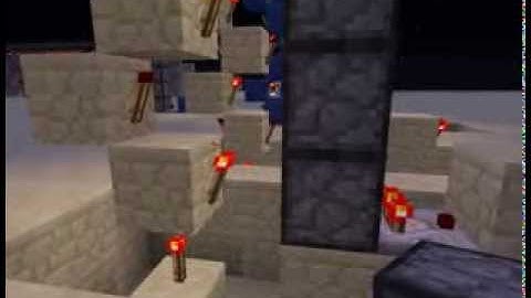 Minecraft 1.6.2 1 wide tileable item elevator