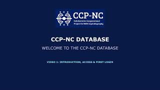 Welcome to the CCP-NC Database: Access, ORCID Login and FAIR Data