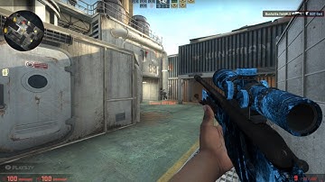 CS:GO Playing on a Cargo ship map