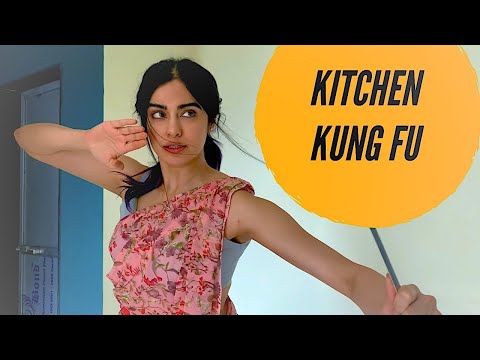 Fight Concept With Adah Sharma Kitchen Kung Fu Girl Fight Scene 