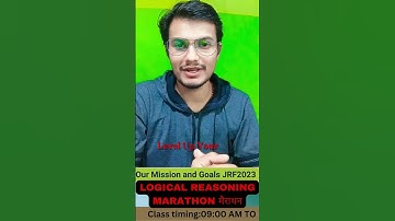 Logical Reasoning Marathon| Booster Course Update Most Important Topics  PYQ,MCQ | By chandrashekhar