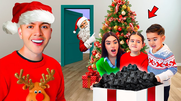 SANTA CLAUS GAVE COAL TO KIMA AND JUANITO