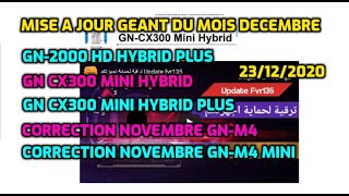 MISE A JOUR GEANT DU MOIS DECEMBRE 2020