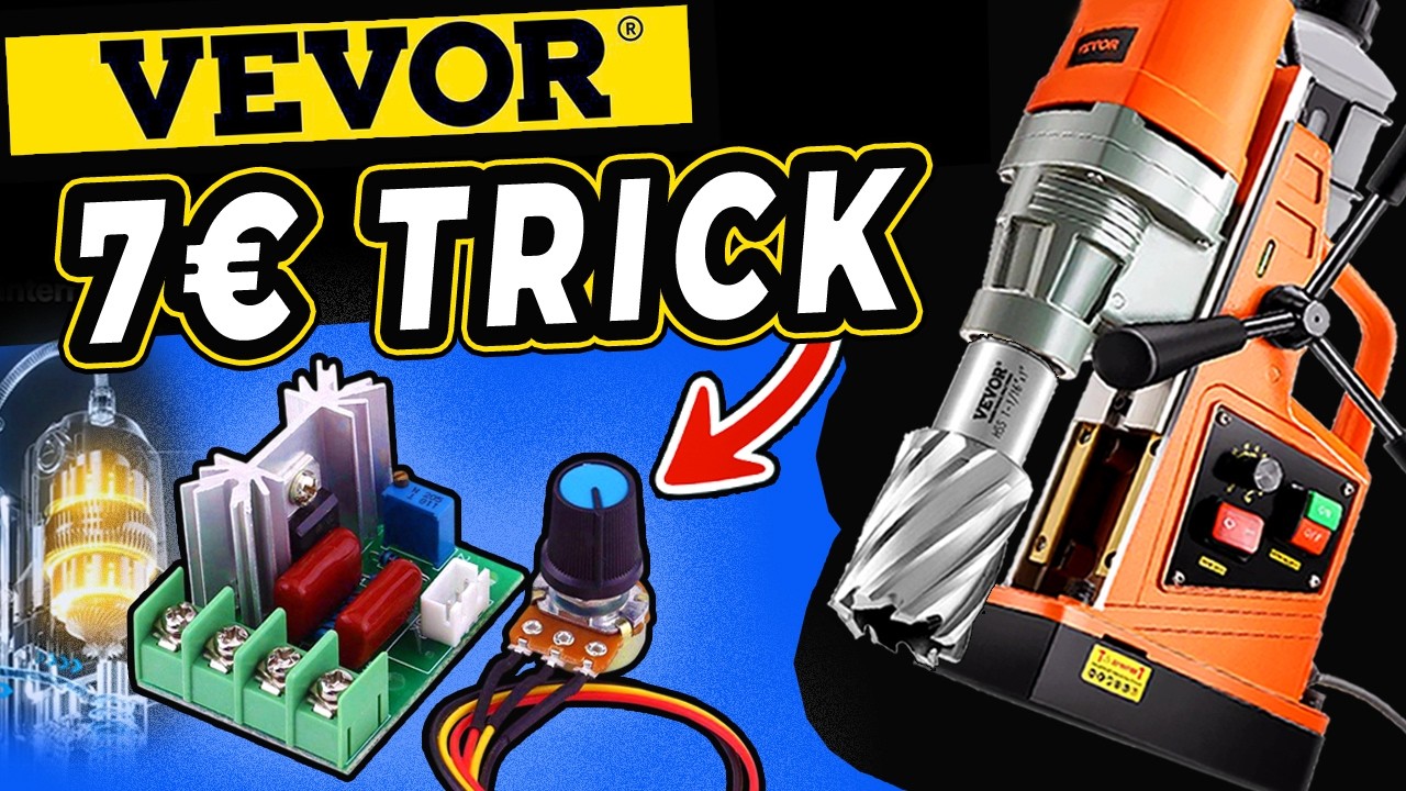 7€ zur PROFI-Magnetbohrmaschine! 🎯Der VEVOR HACK