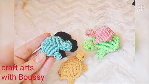 Macrame turtle