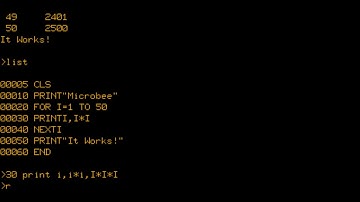 Microbee 16k Standard [BASIC test] (1982) Applied Technology