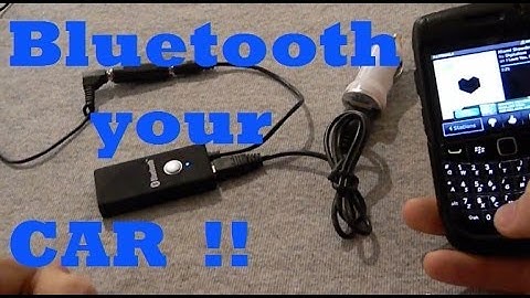 DIY How to Connect Mobile Cell Phone to Car Stereo by Bluetooth to Cassette Tape Player Adapter
