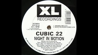 (A1) Cubic 22 - Night In Motion (XL Recordings – XLT-20, XL Recordings – XLT 20) - 1991