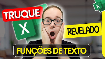3 Funções de Texto do Excel que Vão SALVAR seu Dia (Soluções PRÁTICAS!)